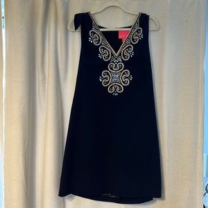 Lily Pulitzer Navy Dress Size 4